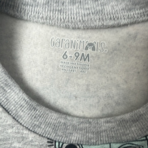 Garanimals Two Baby Boy Fleece Graphic Tops & 1 Short - Size 6/9 Months - Picture 9 of 10